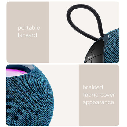 Tragbarer Bluetooth-Lautsprecher Yesido YSW13, 5W, RGB, Blau