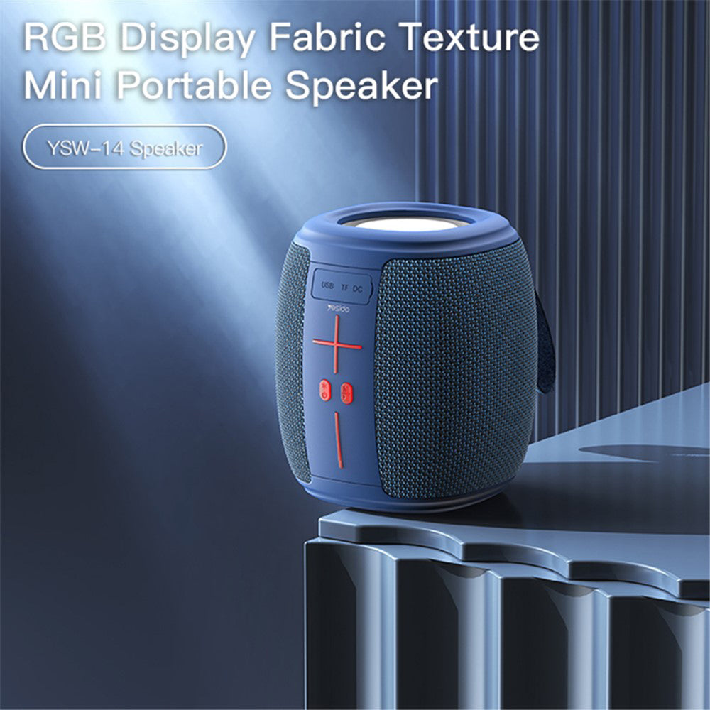 Tragbarer Bluetooth-Lautsprecher Yesido YSW14, 5W, RGB, Blau