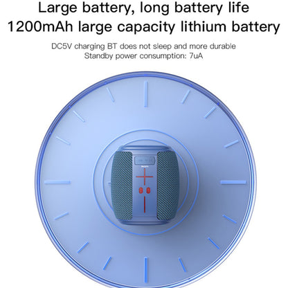 Tragbarer Bluetooth-Lautsprecher Yesido YSW14, 5W, RGB, Blau