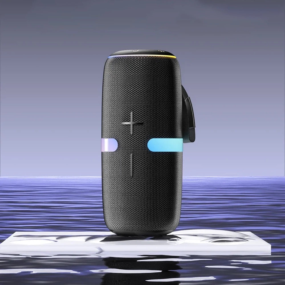 Tragbarer Bluetooth-Lautsprecher Yesido YSW22, 30W, RGB, wasserdicht, Schwarz