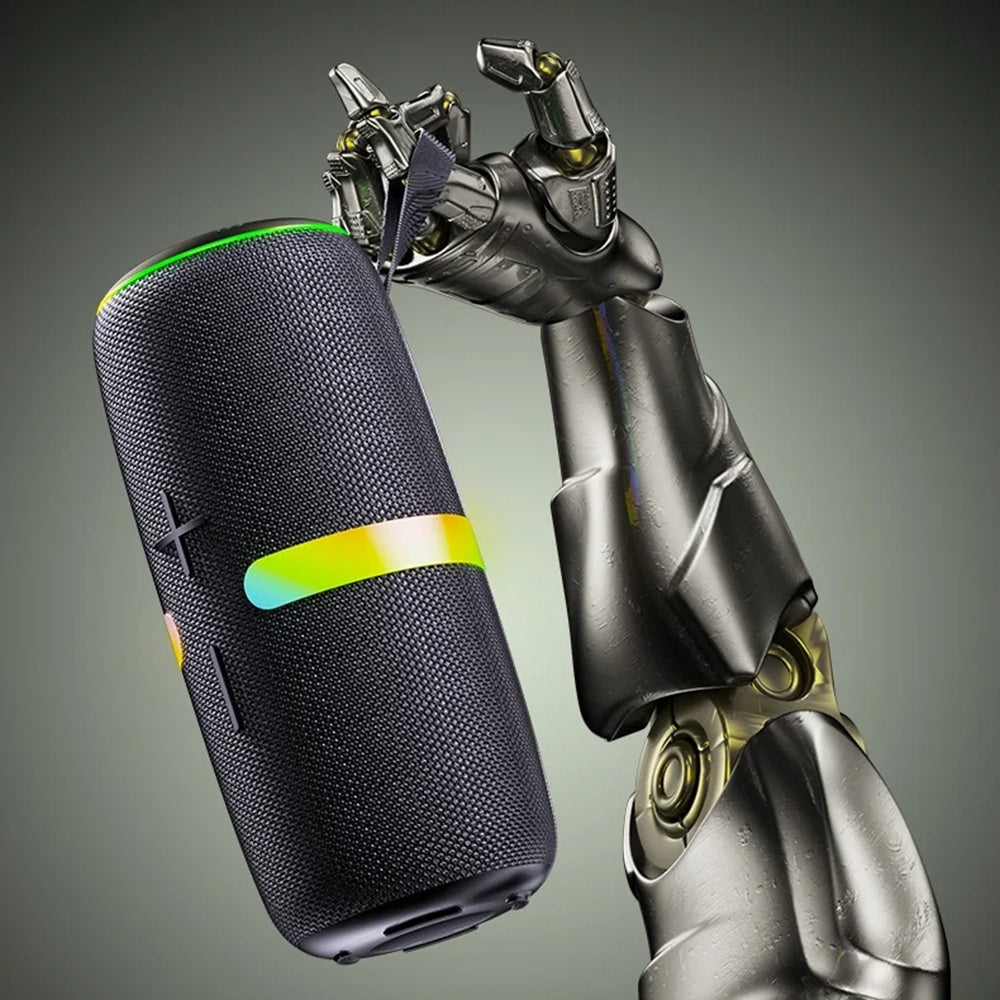 Tragbarer Bluetooth-Lautsprecher Yesido YSW22, 30W, RGB, wasserdicht, Schwarz