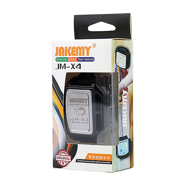 Jakemy JM-X4 Magnetarmband, Schwarz