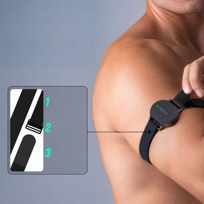 Cycplus H1 Herzfrequenz-Monitor-Armband, Schwarz