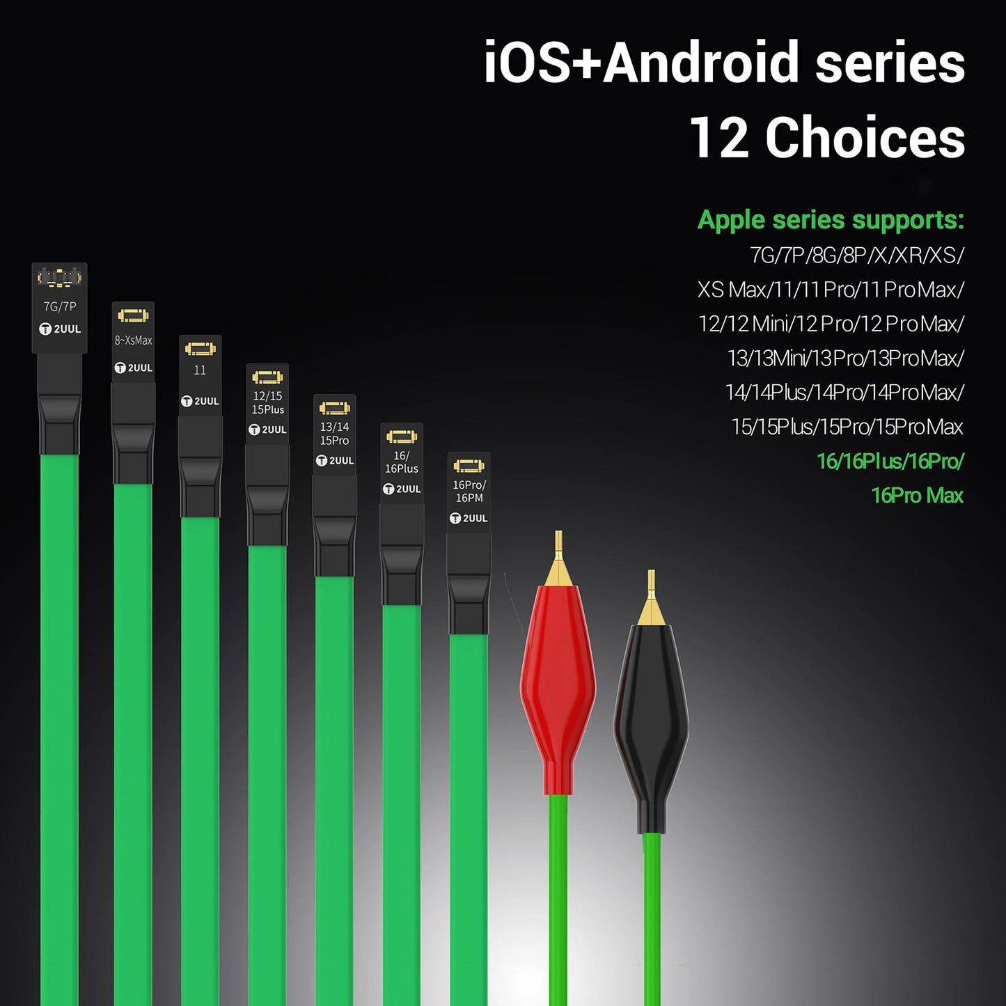 2UUL PW02 Stromkabel für Apple iPhone / Android Serie