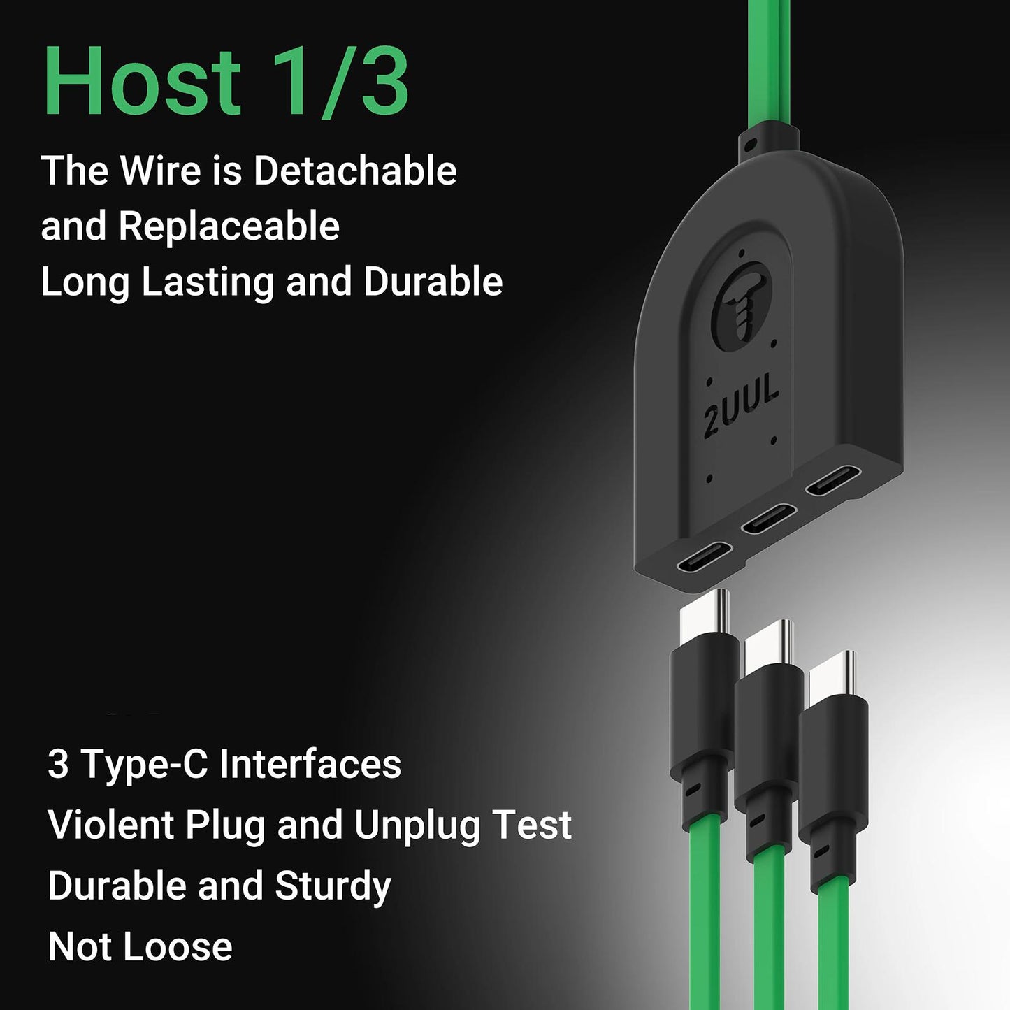 2UUL PW02 Stromkabel für Apple iPhone / Android Serie
