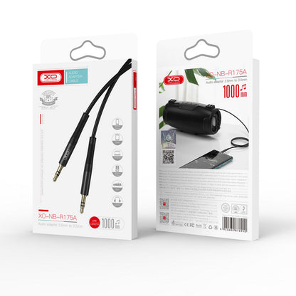 Audio-Kabel 3.5mm - 3.5mm XO Design NB-R175B, 2m, Schwarz