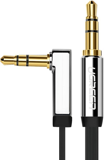 Audio Kabel 3.5mm - 3.5mm UGREEN AV119 Angled, 3m, Schwarz