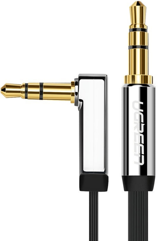 Audio Kabel 3.5mm - 3.5mm UGREEN AV119 Angled, 3m, Schwarz