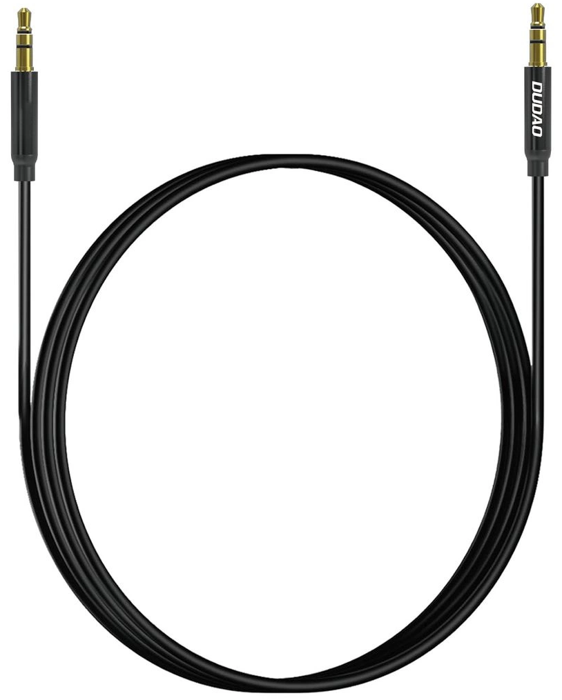 3,5-mm-Audiokabel - 3,5 mm Dudao L12s, 1 m, Schwarz