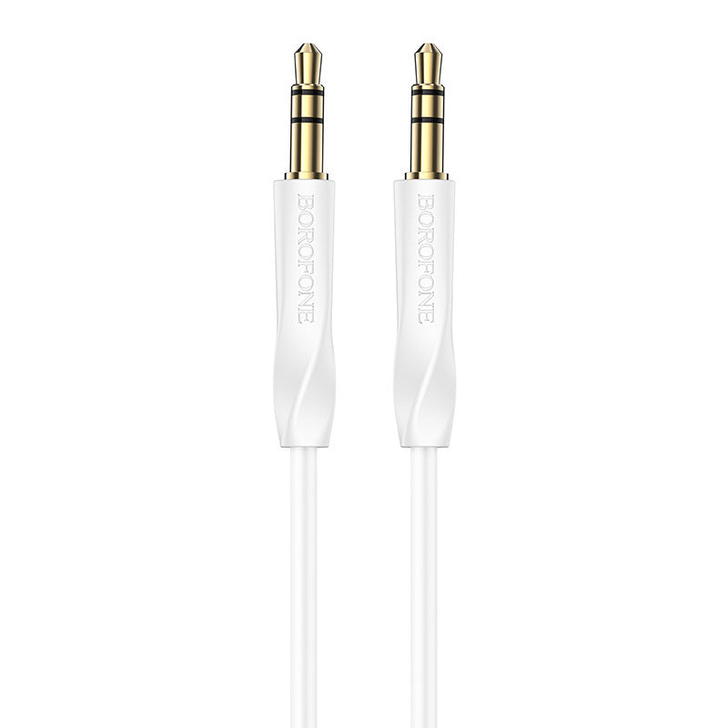 Audio Cable 3.5mm - 3.5mm Borofone BL16, 1m, White