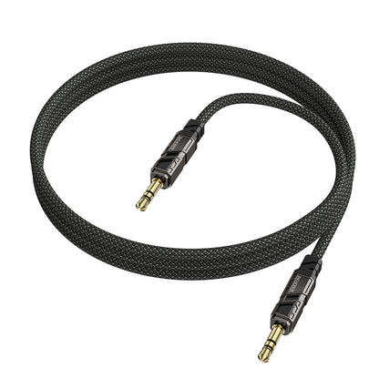 Audio-Kabel 3.5mm - 3.5mm Borofone BL22 Dignity, 1m, Schwarz