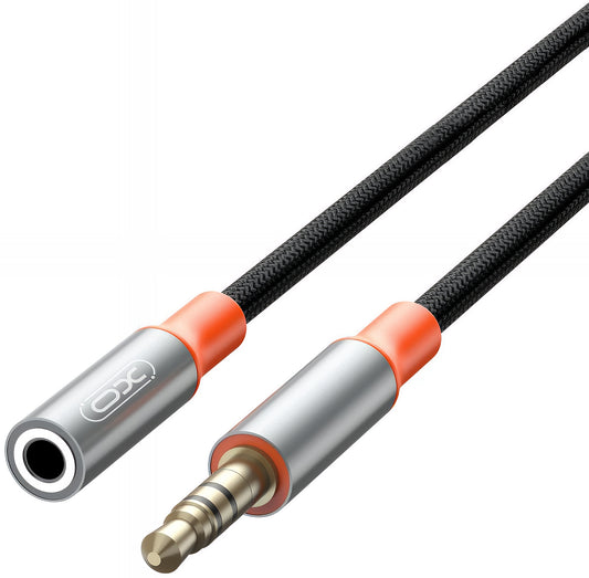 Audio-Kabel 3.5mm - 3.5mm XO Design NB-R269A, 1m, Schwarz