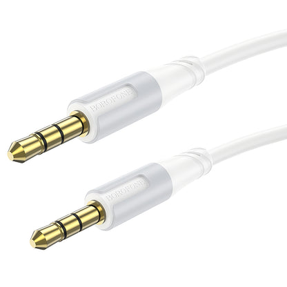 Audio-Kabel 3.5mm - 3.5mm Borofone BL19 Creator, 1m, Weiß