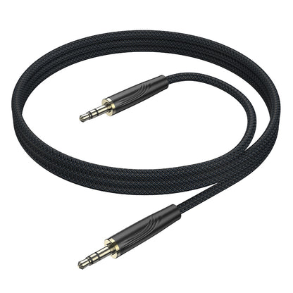 Audio-Kabel 3.5mm - 3.5mm Borofone BL23 Refinado, 1m, Schwarz