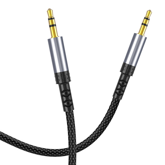Audio-Kabel 3.5mm - 3.5mm Lito LA01D, 1m, Schwarz