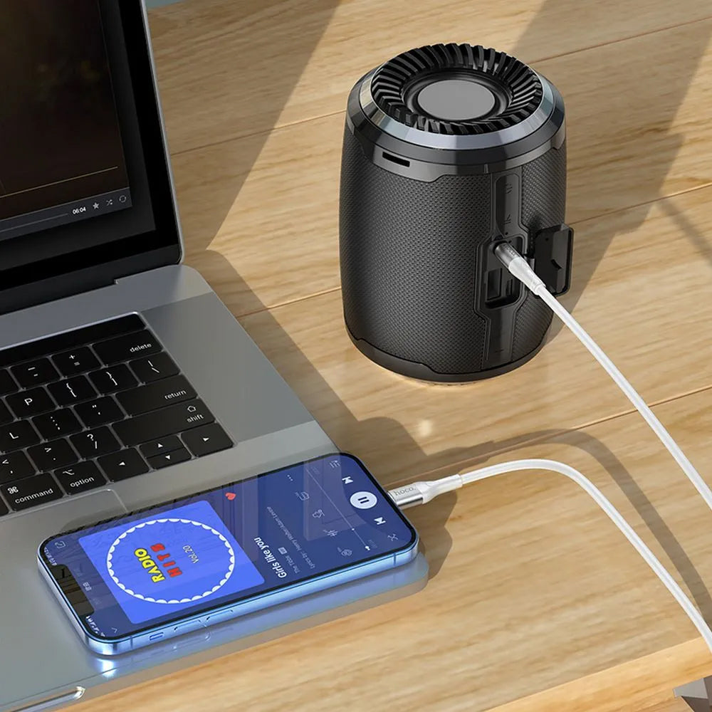 Audio-Kabel Lightning - 3.5mm HOCO UPA22, 1m, Weiß