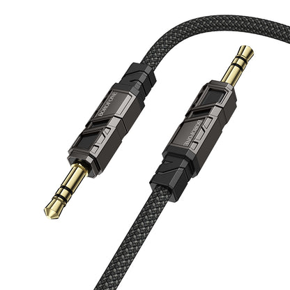 Audio-Kabel 3.5mm - 3.5mm Borofone BL22 Dignity, 1m, Schwarz