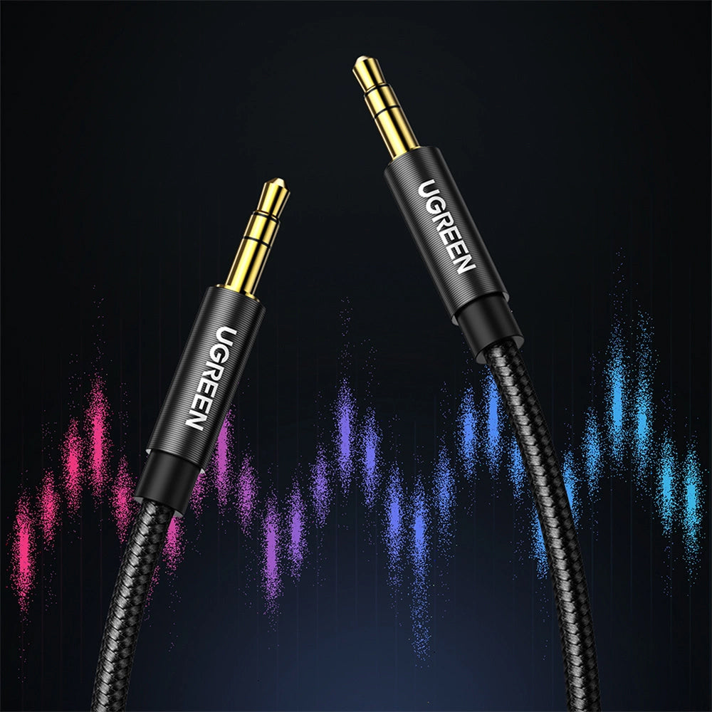 Audiokabel 3.5mm - 3.5mm UGREEN AV112, 2m, Schwarz 