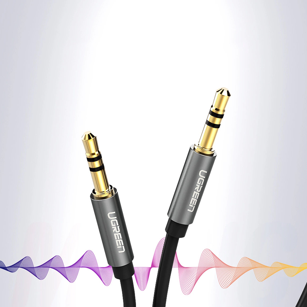 Audiokabel 3.5mm - 3.5mm UGREEN AV119, 2m, Schwarz 