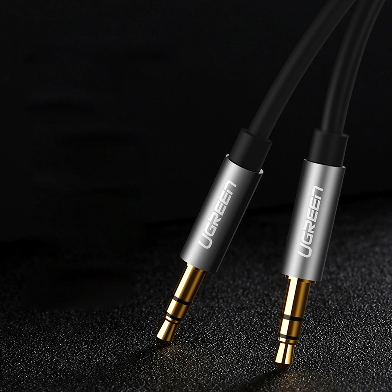 Audiokabel 3.5mm - 3.5mm UGREEN AV119, 2m, Schwarz 