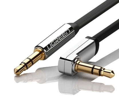 Audio Kabel 3.5mm - 3.5mm UGREEN AV119 Angled, 3m, Schwarz