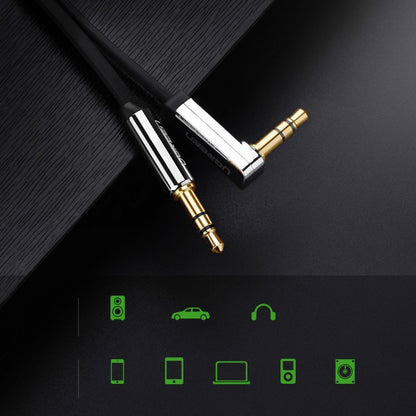 Audio Kabel 3.5mm - 3.5mm UGREEN AV119 Angled, 3m, Schwarz