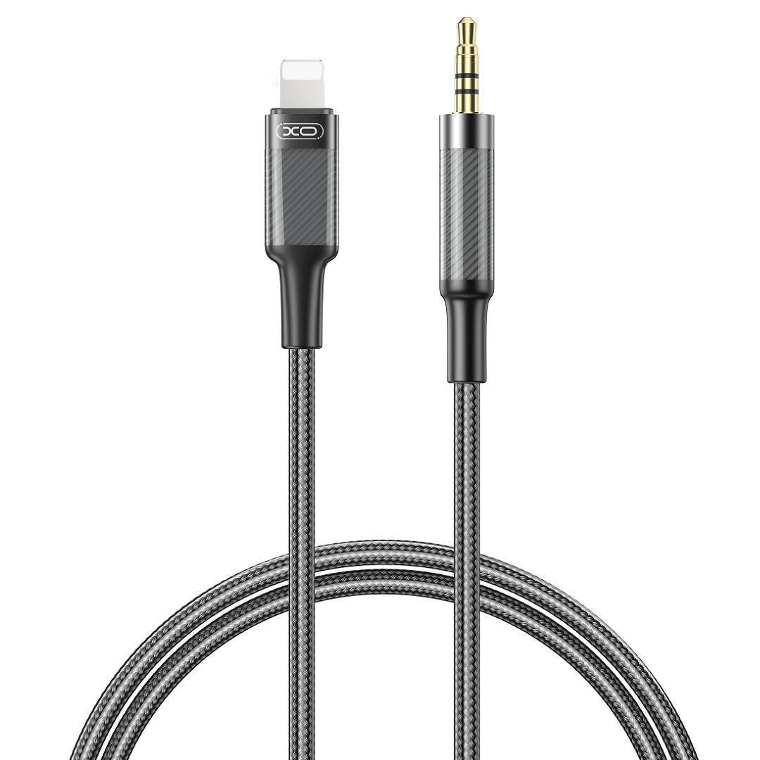 Lightning Audio Cable - 3.5mm XO Design NB-R279A, 1m, Black