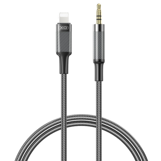 Audio-Kabel Lightning - 3.5mm XO Design NB-R279A, 1m, Schwarz