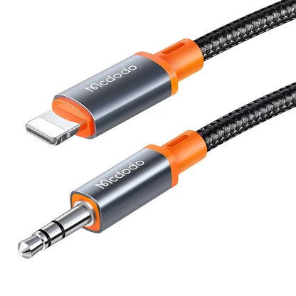Audio-Kabel Lightning - 3.5mm McDodo CA-0780 Castle, 1.2m, Schwarz