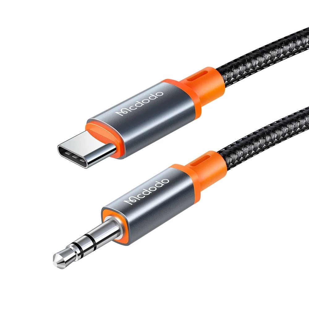 Audio-Kabel USB-C - 3,5mm McDodo CA-0900, 1,8m, Schwarz