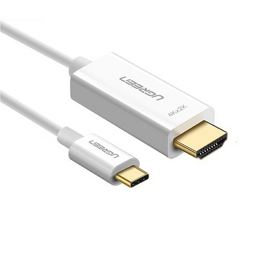 Audio- und Videokabel USB-C - HDMI UGREEN MM121, 1,5m, Weiß