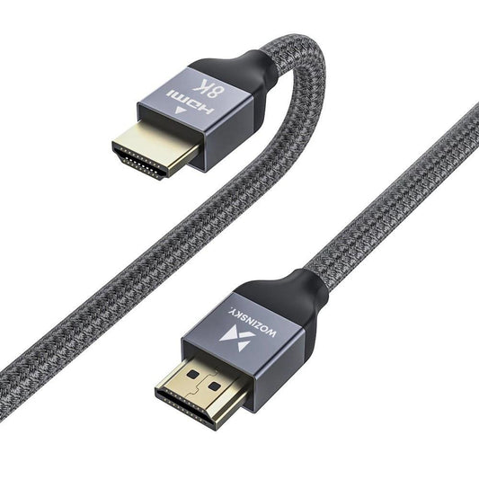 WZK Ultraboost-Videokabel, HDMI – HDMI, 8K, 1 m, Grau WHDMI-10