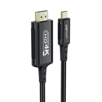 Audio- und Videokabel USB-C - HDMI Acefast C1-10, 1,8m, Schwarz
