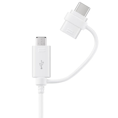 Daten- und Ladekabel USB-A - USB-C / microUSB Samsung, 18 W, 1,5 m, Weiß EP-DG930DWEGWW