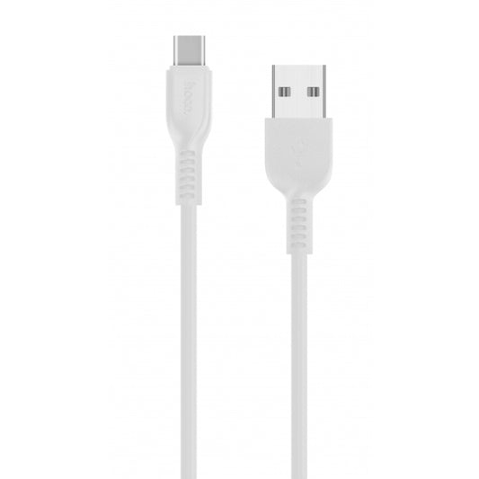 Daten- und Ladekabel USB-A - USB-C HOCO Flash X20, 18 W, 3 m, Weiß