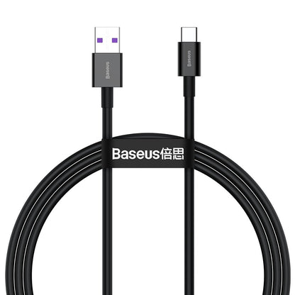 Daten- und Ladekabel USB-A - USB-C Baseus Superior, 66 W, 2 m, Schwarz CATYS-A01