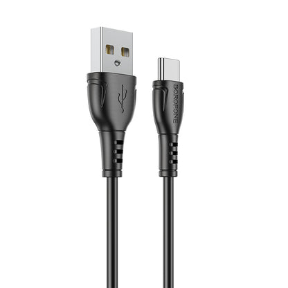 Daten- und Ladekabel USB-A - USB-C Borofone BX51 Triumph MP, 18 W, 1 m, Schwarz