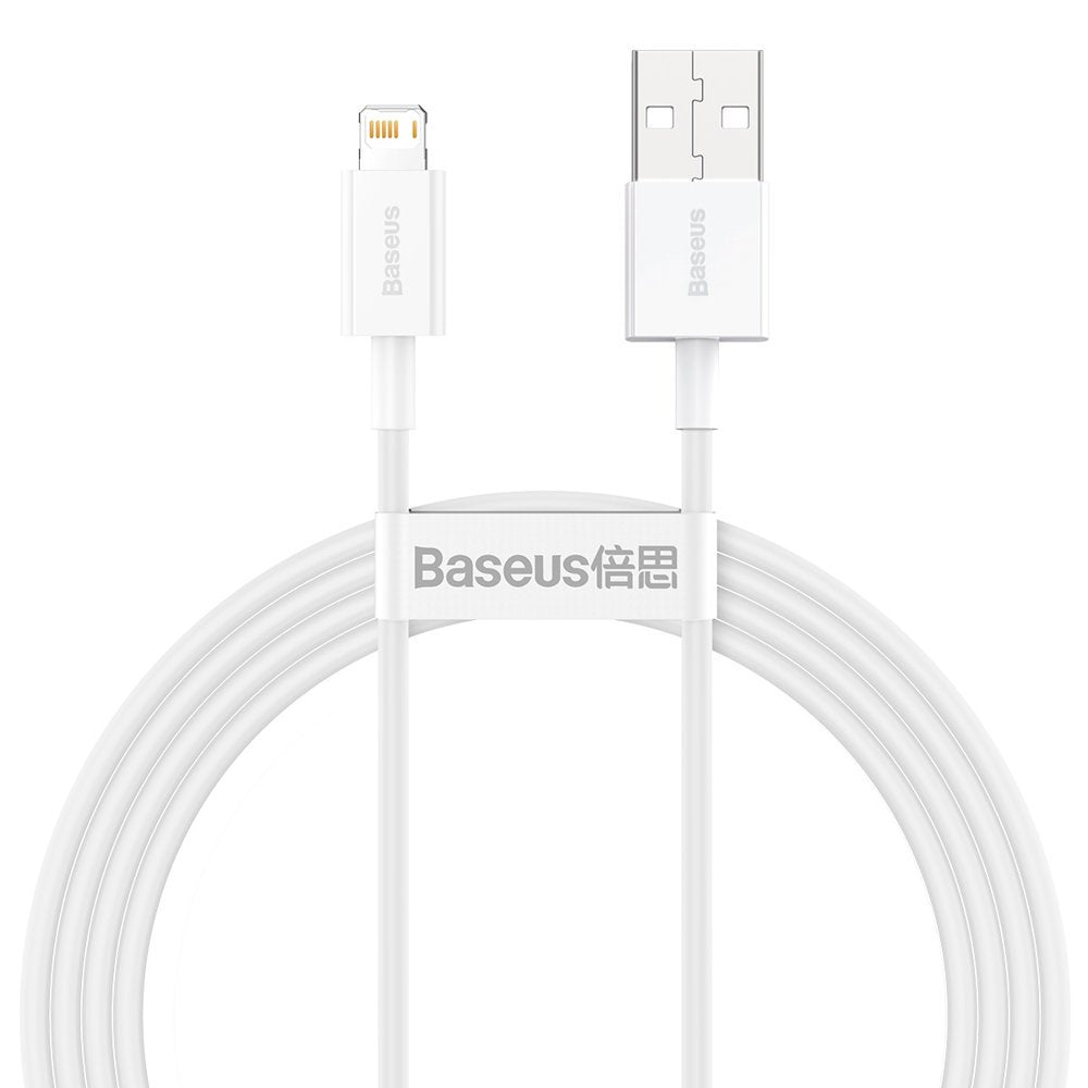 Daten- und Ladekabel USB-A – Lightning Baseus Superior Series, 20 W, 1,5 m, Weiß CALYS-B02