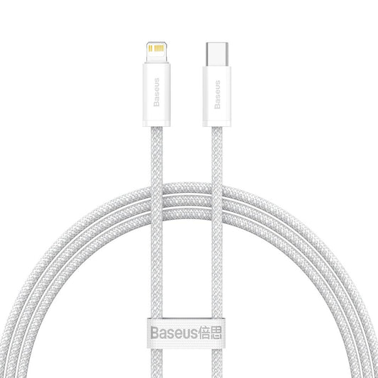 Daten- und Ladekabel USB-C – Lightning Baseus Dynamic Fast Charging, 20 W, 1 m, Weiß CALD000002