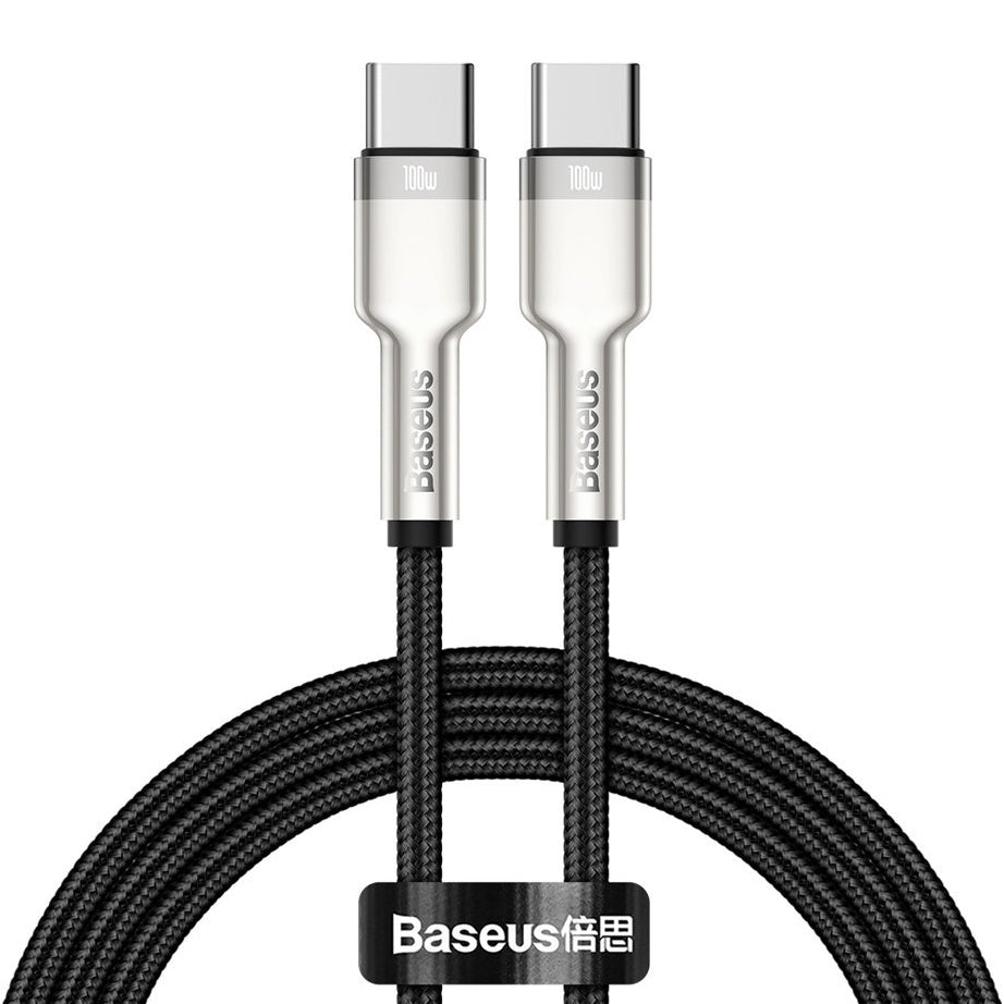 USB-C Daten- und Ladekabel - USB-C Baseus Cafule, 100W, 2m, Schwarz CATJK-D01
