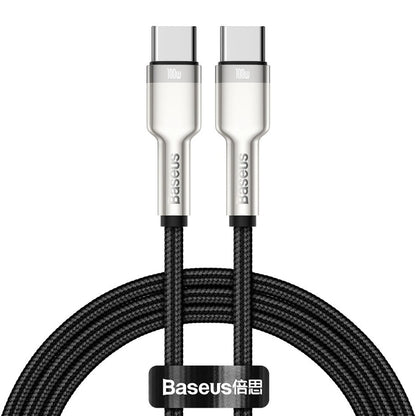 USB-C Daten- und Ladekabel - USB-C Baseus Cafule, 100W, 2m, Schwarz CATJK-D01