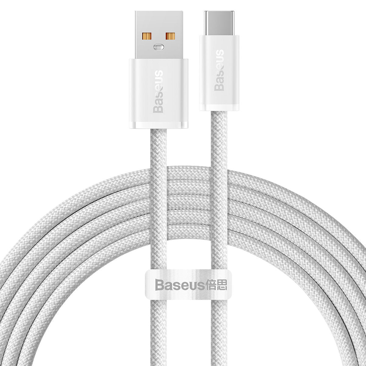 Data and Charging Cable USB-A - USB-C Baseus Dynamic Series, 100W, 2m, White CALD000702