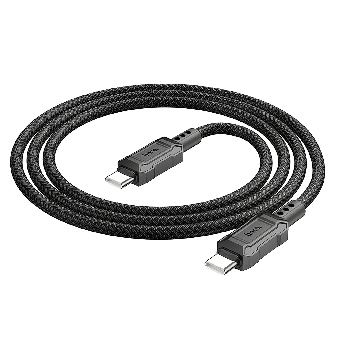 Daten- und Ladekabel USB-C - USB-C HOCO Leader X94, 60 W, 1 m, Schwarz