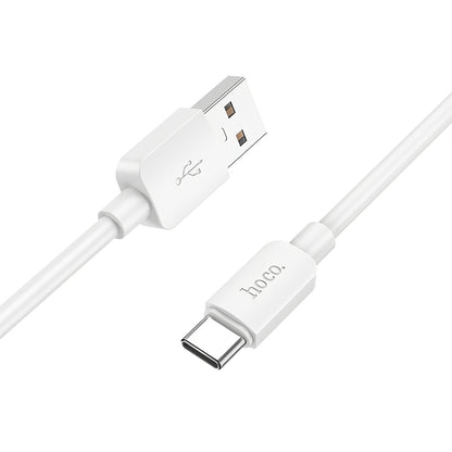 Daten- und Ladekabel USB-A - USB-C HOCO X96, 27W, 1m, Weiß