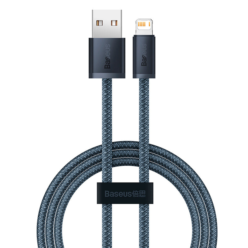 USB-A - Lightning Data and Charging Cable Baseus Dynamic Series, 18W, 1m, Grey 
