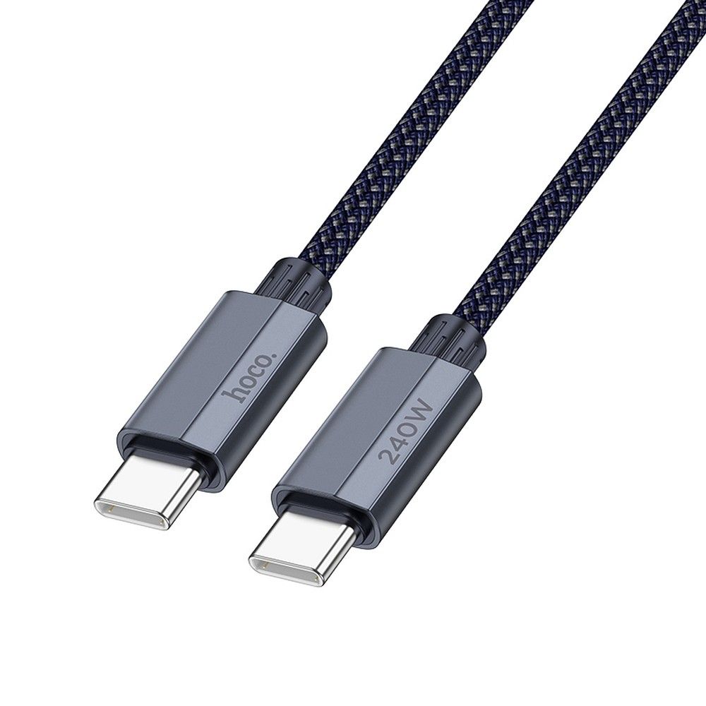 Daten- und Ladekabel USB-C - USB-C HOCO U134, 240 W, 1,8 m, Grau