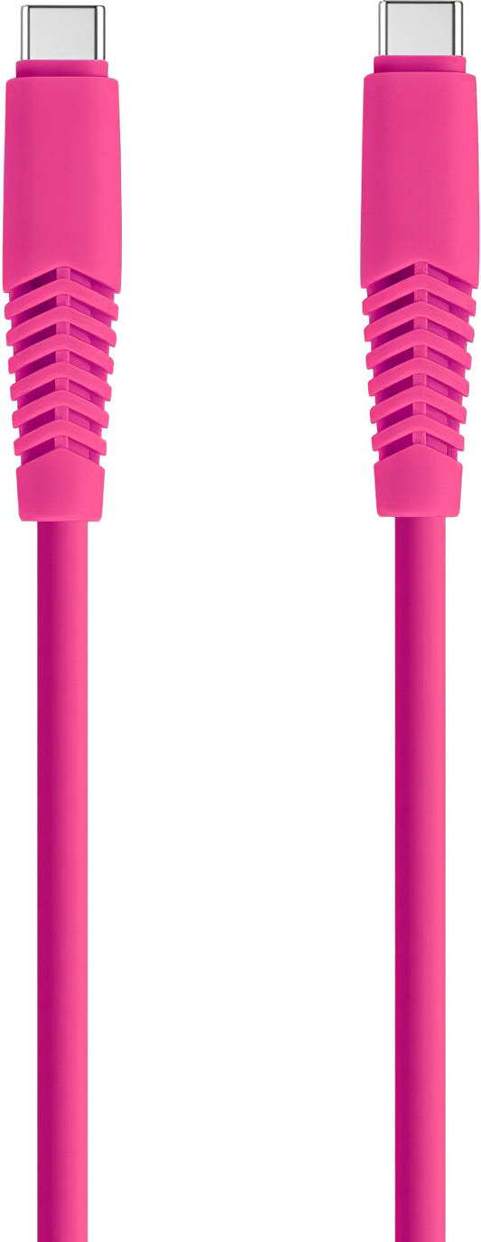 Daten- und Ladekabel USB-C – USB-C Setty, 18 W, 1,5 m, Pink KSC-C-1.526