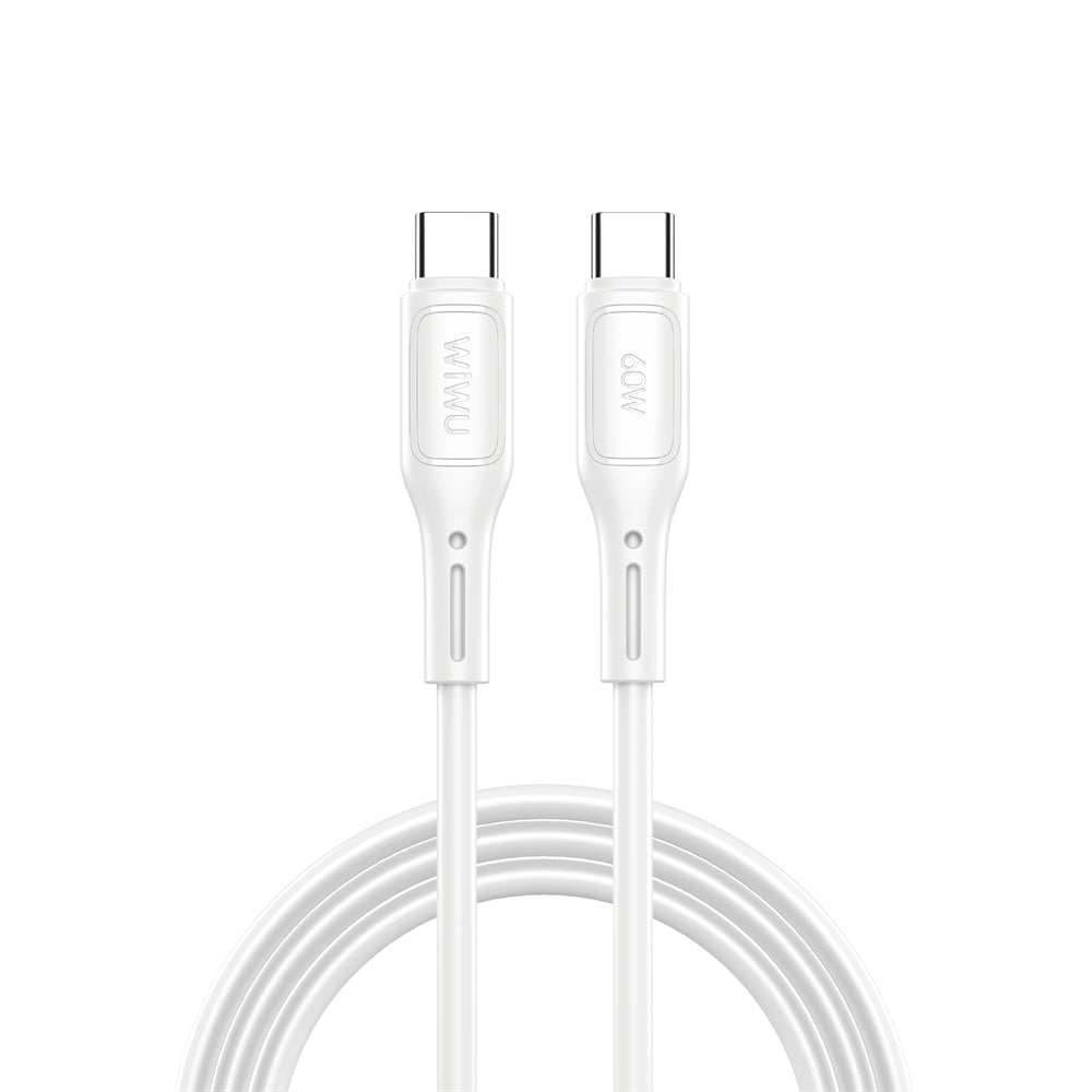 USB-C Data and Charging Cable - USB-C WiWu Wi-C043E Starlink, 60W, 1m, White