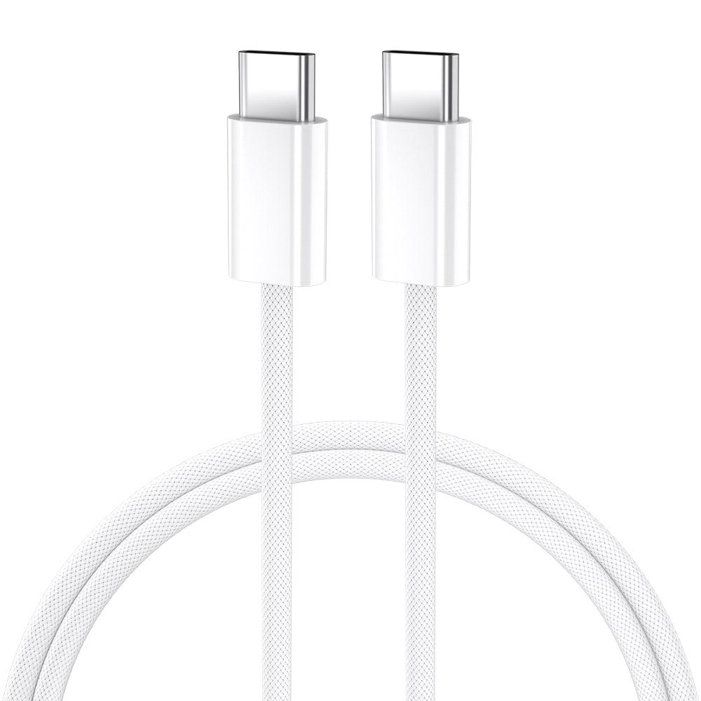 USB-C Daten- und Ladekabel - USB-C BWOO BO-X284, 60W, 1m, Weiß