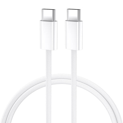 USB-C Daten- und Ladekabel - USB-C BWOO BO-X284, 60W, 1m, Weiß